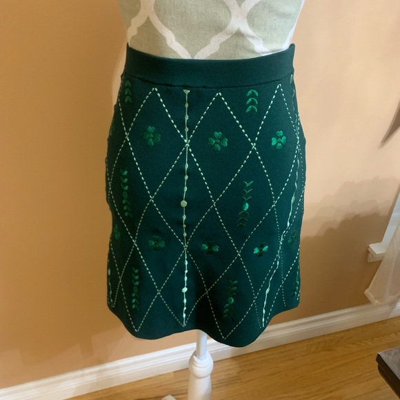 Sandro Clover Printer Mini Skirt - Picture 5 of 6